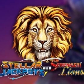 Stellar Jackpots with Serengeti Lions logo by Lightning Box Game at Winplace Casino