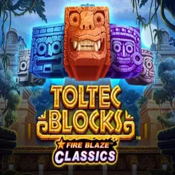 Fire Blaze: Toltec Blocks online game logo by Rarestone Gaming on winplacee.com